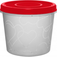 Емкость д/продуктов с завинч. крышкой 0,7л, Сочный томат