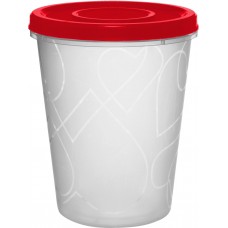 Емкость д/продуктов с завинч. крышкой 1,0л, Сочный томат