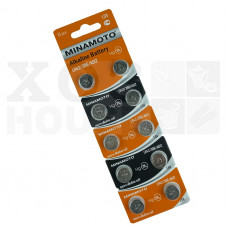 Элемент питания AG12 (LR43) MINAMOTO 10/card